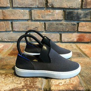 Rothys Kids Comfort Gray White Slip On Shoes Sz 2